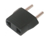 Adapter Euro utikač - USA utičnica crna