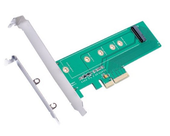 E-GREEN  PCI Express M.2 (NGFF/SSD) na PCI Express SATA 4 x 3.0 Adapter 