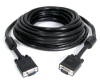 Kabl VGA D-sub M/M 10m HQ feritno jezgro crni
