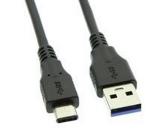 Kabl USB 3.0 A - USB tip C 3.1 M/M 1M crni 