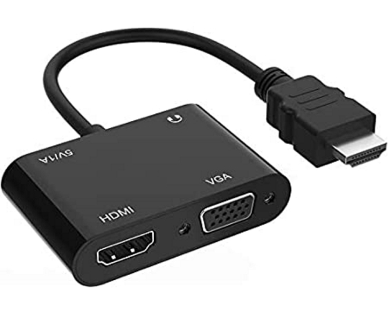 FAST ASIA  Adapter-konvertor HDMI na HDMI+VGA+MICRO+AUDIO 