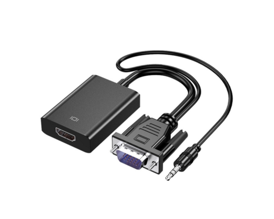 FAST ASIA  Adapter-konvertor HDMI na VGA+Micro+Audio (m/ž) 