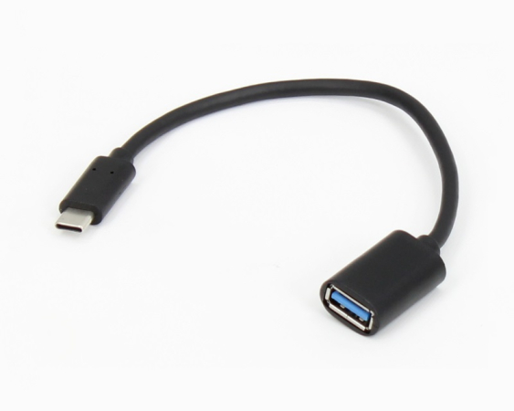 E-GREEN  Adapter USB 3.0 (F) - USB 3.1 Tip C (M) - OTG 0.15m crni 