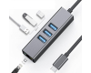 Adapter-konvertor TIP C na 3xUSB 3.0+RJ45 meta