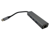 Adapter-konvertor TIP C na 3xUSB 3.0+TIP C+RJ45