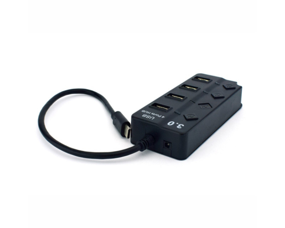 E-GREEN  USB 3.1 tip C - HUB Superbrzi 4port USB 3.0 