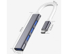 USB 3.1 tip C - HUB 4port USB 3.0 crni
