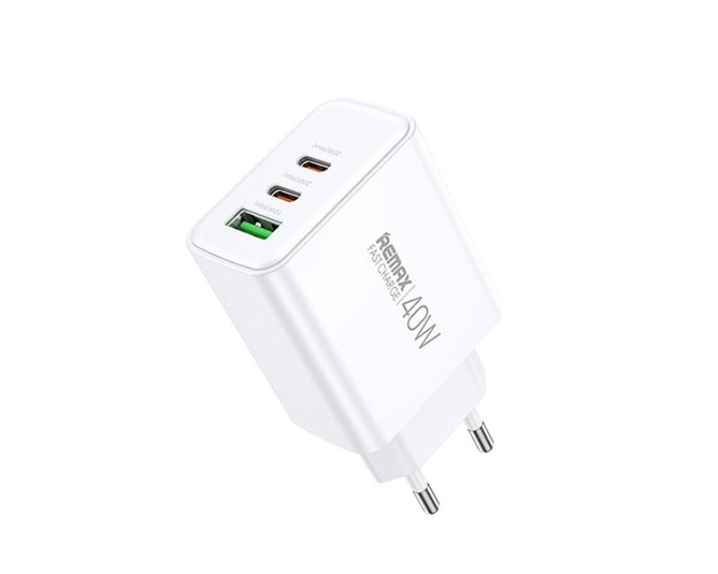 Strujni Fast punjac Kiddy 1xUSB 3.0 + 2xTIP C 20W RP-U123, beli