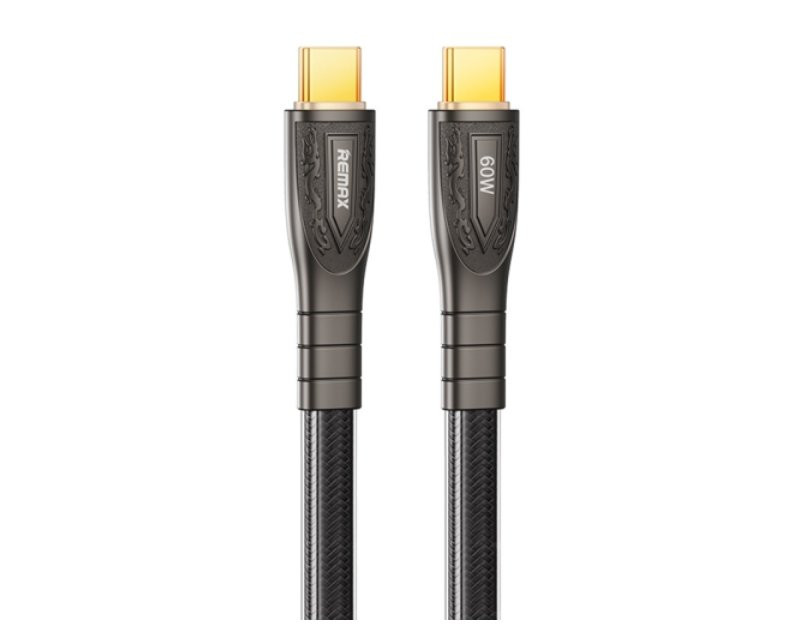 DATA kabl Prime TIP C na TIP C RC-C166 60W, 1.2m crni