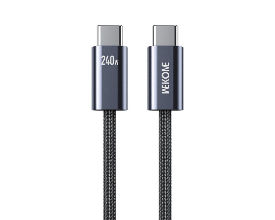 WEKOME  WDC-23 Kabl 3.1 USB tip C M/M 1m za Super brzo punjenje 240W/480Mbps, crni 