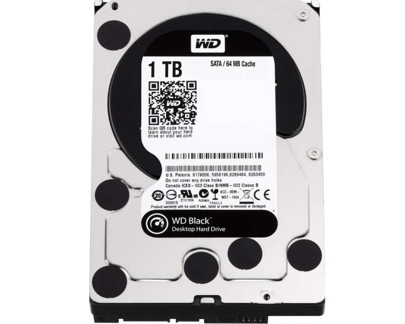 1TB 3.5" SATA III 64MB 7.200rpm WD1003FZEX Black outlet