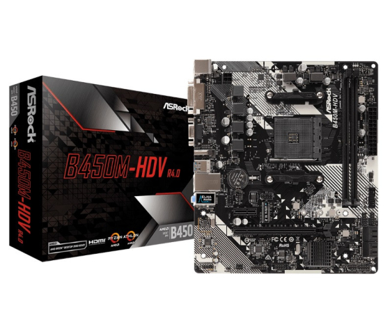 ASROCK  B450M-HDV R4.0 matična ploča