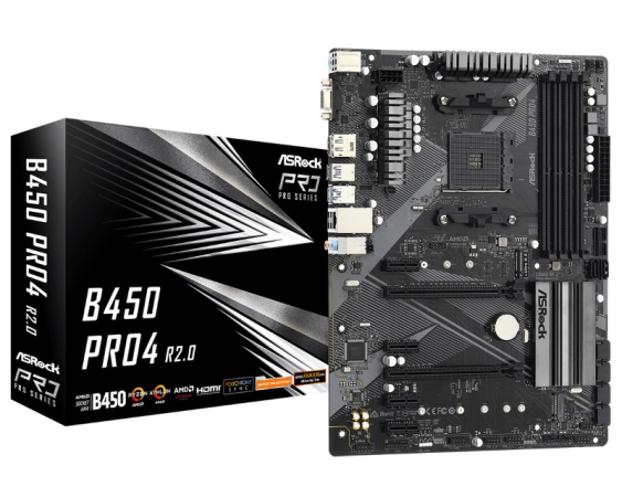 ASROCK  B450 PRO4 R2.0 matična ploča