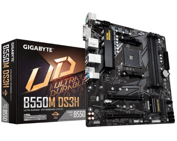 GIGABYTE  B550M DS3H rev. 1.x matična ploča