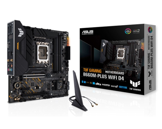 ASUS  TUF GAMING B660M-PLUS WIFI D4 matična ploča