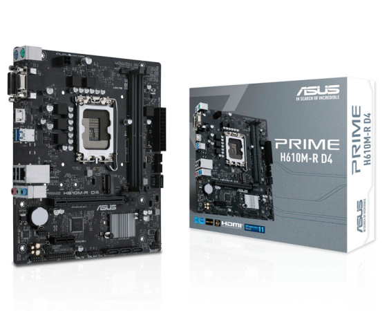 ASUS  PRIME H610M-R D4-SI matična ploča