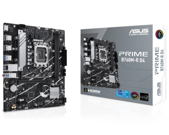 ASUS  PRIME B760M-R D4 matična ploča
