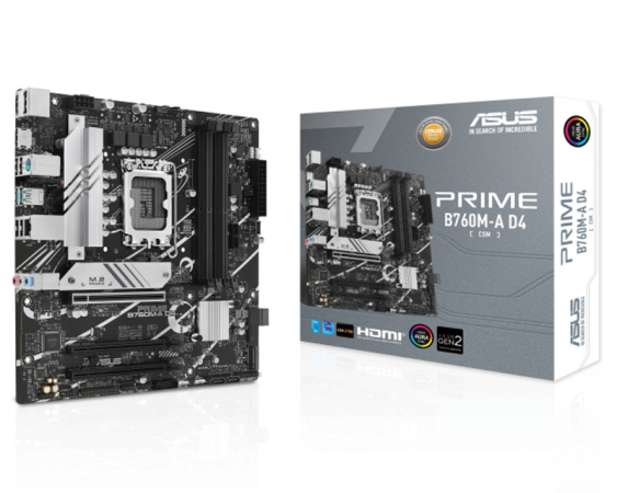 ASUS  PRIME B760M-A D4-CSM matična ploča