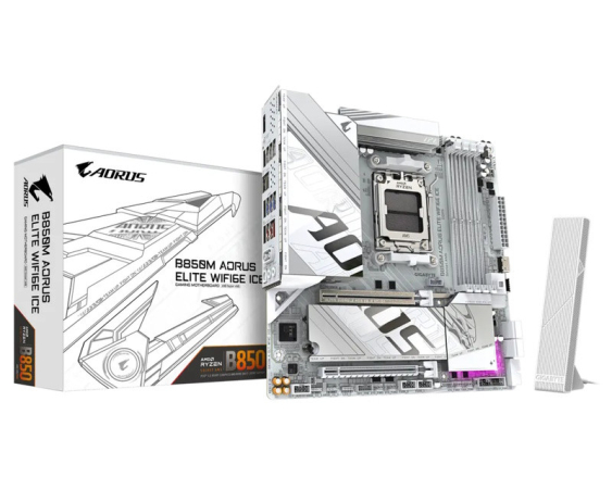 GIGABYTE  B850M AORUS ELITE WIFI6E ICE rev. 1.0 matična ploča
