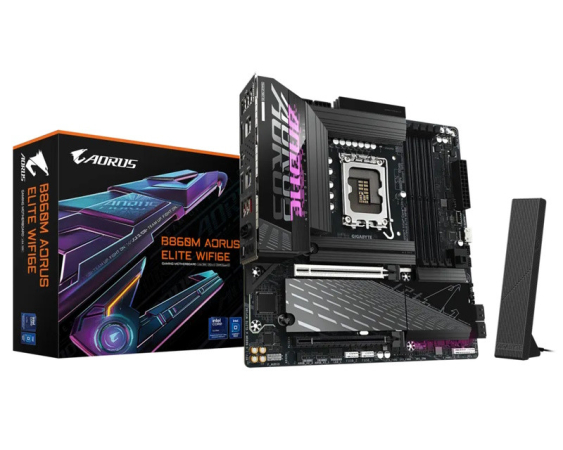 GIGABYTE  B860M AORUS ELITE WIFI 6E rev. 1.0 matična ploča