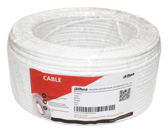 DAHUA  PFM941I-RG59N/21-100 Koaksijalni kabl sa naponskim kablom 100m 