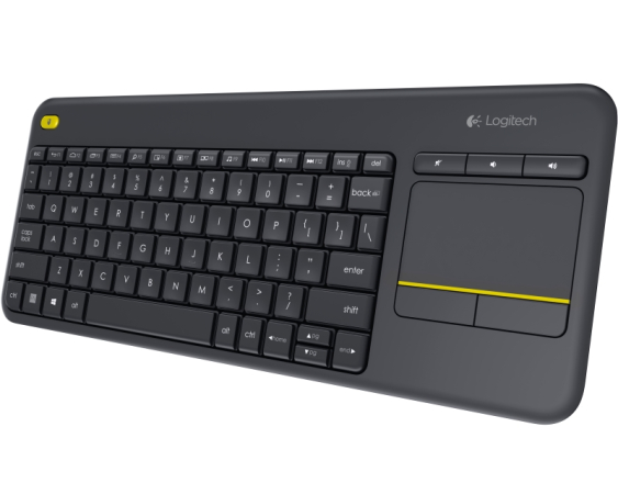 LOGITECH  K400 Plus Wireless Touch US crna tastatura 