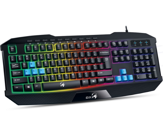 GENIUS  K215 Scorpion Gaming USB US crna tastatura 
