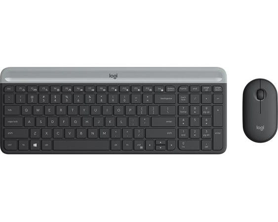 LOGITECH  MK470 Wireless Desktop US Graphite tastatura + miš 