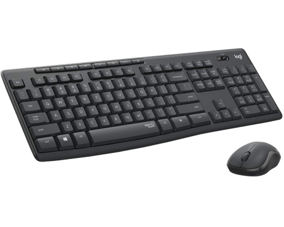 LOGITECH  MK295 Silent Wireless Combo US tastatura + miš crna 