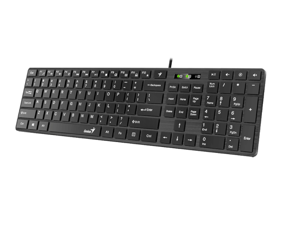 GENIUS SlimStar 126 USB YU crna tastatura