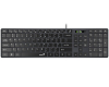 SlimStar C126 USB US crna tastatura+ USB crni miš
