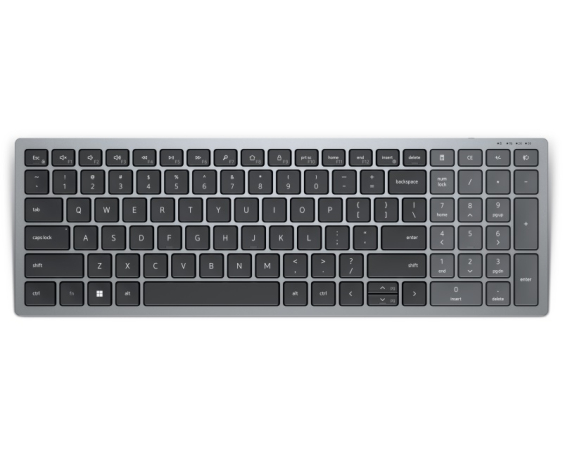 DELL  KB740 Compact Multi-device US wireless tastatura siva 