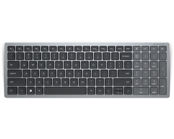 DELL  KB740 Compact Multi-device US wireless tastatura siva 