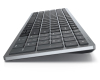 KB740 Compact Multi-device US wireless tastatura siva 
