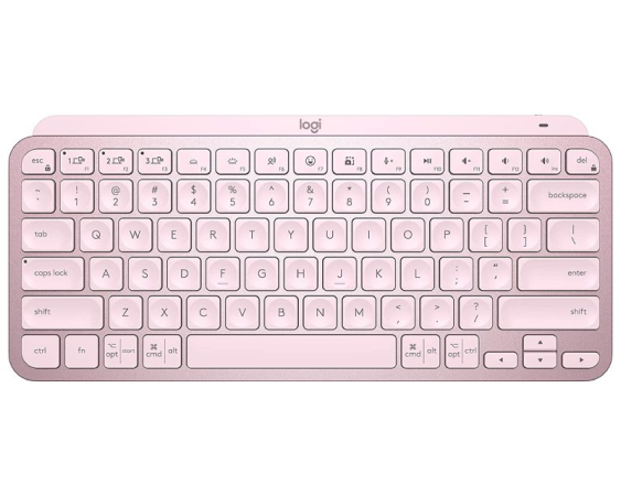 LOGITECH  MX Keys Mini Wireless Illuminated tastatura roze US 