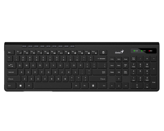 GENIUS  SlimStar 7230 USB US wireless crna tastatura 