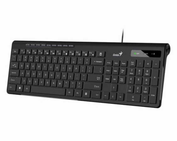 GENIUS  Slimstar 230II USB US crna tastatura 