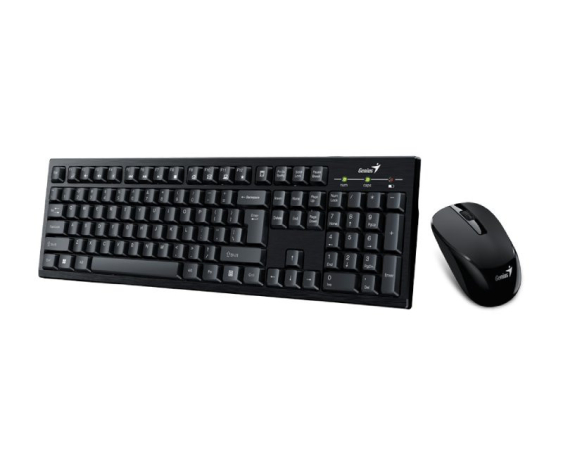 GENIUS  Smart KM-8101 Wireless USB US crna tastatura + miš 