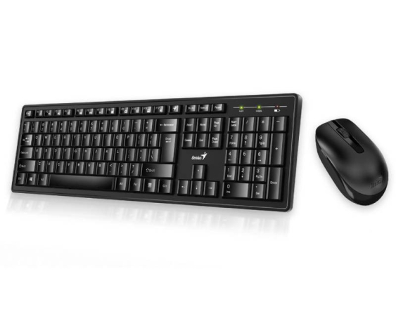 GENIUS  Smart KM-8200 Wireless USB US crna tastatura + miš 