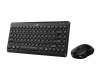 LuxeMate Q8000 Wireless USB US crna tastatura + miš 