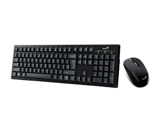 GENIUS Smart KM-8101 Wireless USB YU crna tastatura + miš 