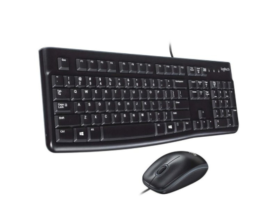 LOGITECH_  MK120 Desktop USB US tastatura + USB miš Retail 