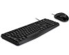 KM-170 USB US crna tastatura+ USB crni miš 