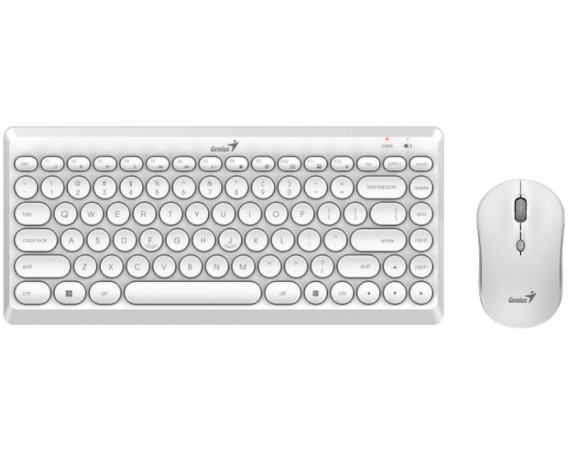 LuxeMate Q8000 Wireless USB YU bela tastatura + miš 