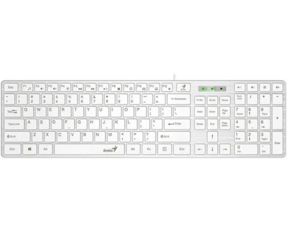GENIUS SlimStar 126 USB YU bela tastatura 