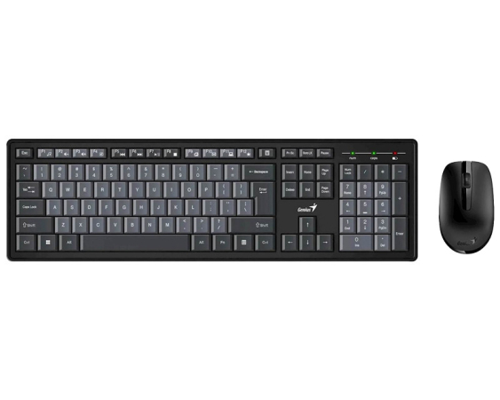 GENIUS Smart KM-8200 Wireless USB YU crna tastatura + miš 