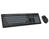 Smart KM-8200 Wireless USB YU crna tastatura + miš 