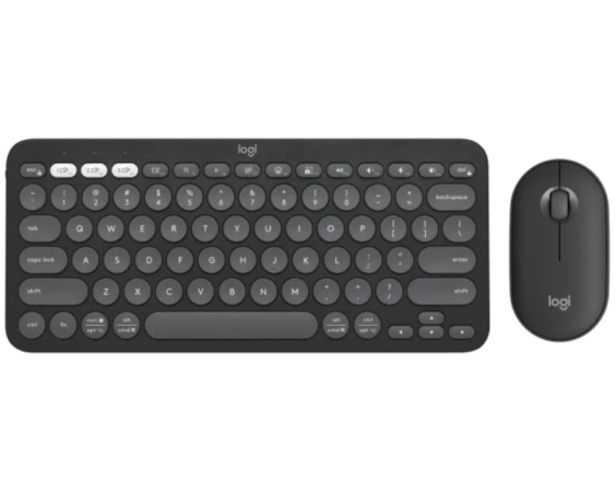 LOGITECH Pebble2 Wireless Combo US tastatura + miš crna 