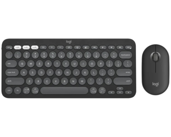 LOGITECH  Pebble2 Wireless Combo US tastatura + miš crna 