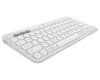 Pebble2 Wireless Combo US tastatura + miš bela 